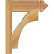 Ekena Millwork Westlake Rough Sawn Arts and Crafts Outlooker, Western Red Cedar, 6"W x 16"D x 20"H OUT06X16X20WTL03RWR - alternate 3